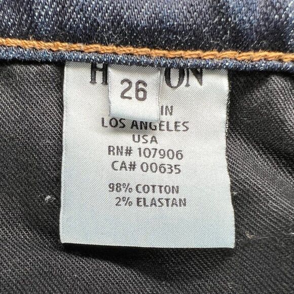 Hudson Skirt Women's Size 26 Dark Wash Denim Jean Skirt - Picture 9 of 10